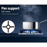 darrahopens Appliances > Kitchen Appliances Devanti Gas Cooktop 30cm Gas Stove Cooker 2 Burner Cook Top Konbs NG LPG Steel