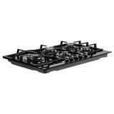 darrahopens Appliances > Kitchen Appliances Devanti Gas Cooktop 90cm 5 Burner Stove Hob Cooker Kitchen NG LPG Black Glass