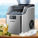 Darrahopens Appliances > Kitchen Appliances Devanti Ice Maker Machine Commercial Portable Ice Cube Tray Countertop 3.2L