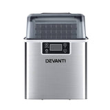 Darrahopens Appliances > Kitchen Appliances Devanti Ice Maker Machine Commercial Portable Ice Cube Tray Countertop 3.2L
