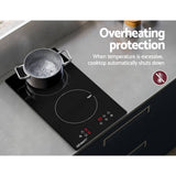Darrahopens Appliances > Kitchen Appliances Devanti Induction Cooktop 30cm Electric Stove Ceramic Cook Top Kitchen Cooker
