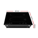 Darrahopens Appliances > Kitchen Appliances Devanti Induction Cooktop 30cm Electric Stove Ceramic Cook Top Kitchen Cooker