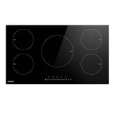 Darrahopens Appliances > Kitchen Appliances Devanti Induction Cooktop 90cm Electric Cooker Ceramic 5 Zones Stove Hot Plate