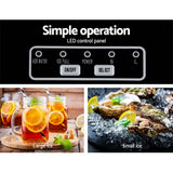 darrahopens Appliances > Kitchen Appliances DEVANTi Portable Ice Cube Maker Machine 2L Home Bar Benchtop Easy Quick Black