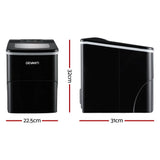 darrahopens Appliances > Kitchen Appliances DEVANTi Portable Ice Cube Maker Machine 2L Home Bar Benchtop Easy Quick Black