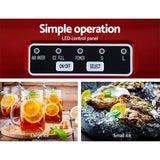 darrahopens Appliances > Kitchen Appliances DEVANTi Portable Ice Cube Maker Machine 2L Home Bar Benchtop Easy Quick Red