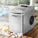 darrahopens Appliances > Kitchen Appliances Devanti Portable Ice Cube Maker - Silver