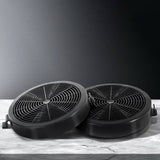 darrahopens Appliances > Kitchen Appliances Devanti Pyramid Range Hood Rangehood Carbon Charcoal Filters Replacement For Ductless Ventless