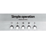 darrahopens Appliances > Kitchen Appliances Devanti Range Hood 60cm 600mm Kitchen Canopy Stainless Steel Rangehood Wall Mount