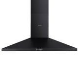 darrahopens Appliances > Kitchen Appliances Devanti Range Hood Rangehood 90cm 900mm Kitchen Canopy LED Light Wall Mount Black