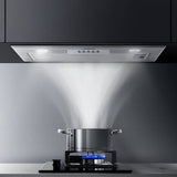 darrahopens Appliances > Kitchen Appliances Devanti Range Hood Rangehood Undermount Built In Stainless Steel Canopy 52cm 520mm