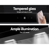 darrahopens Appliances > Kitchen Appliances Devanti Rangehood 600mm Range Hood 60cm Stainless Steel Glass Kitchen Canopy
