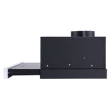 darrahopens Appliances > Kitchen Appliances Devanti Rangehood Range Hood Stainless Steel Slide Out Kitchen Canopy 60cm 600mm Black