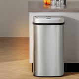 Darrahopens Appliances > Kitchen Appliances Devanti Sensor Bin 60L Motion Rubbish Stainless Trash Can Automatic Touch Free
