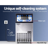 darrahopens Appliances > Kitchen Appliances Devanti Stainless Steel Commercial Ice Cube Maker