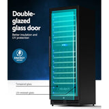Darrahopens Appliances > Kitchen Appliances Devanti Wine Cooler Fridge Compressor Cellar Chiller Commercial Home 154 Bottles