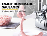 darrahopens Appliances > Kitchen Appliances EuroChef 2800W Electric Meat Grinder Mincer Sausage Filler Kibbe Maker