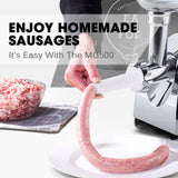 darrahopens Appliances > Kitchen Appliances EuroChef 2800W Electric Meat Grinder Mincer Sausage Filler Kibbe Maker Stuffer Kitchen