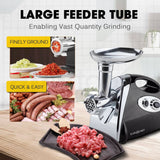 darrahopens Appliances > Kitchen Appliances EuroChef 2800W Electric Meat Grinder Mincer Sausage Filler Kibbe Maker Stuffer Kitchen
