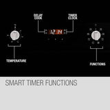 darrahopens Appliances > Kitchen Appliances EuroChef 60cm Stainless Built-in 70L Grill 8 Function Fan Forced Electric Wall Oven