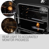 darrahopens Appliances > Kitchen Appliances EuroChef 60cm Stainless Built-in 70L Grill 8 Function Fan Forced Electric Wall Oven