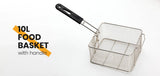 darrahopens Appliances > Kitchen Appliances EuroChef Commercial Electric Deep Fryer Frying Basket Chip Cooker Fry Scoop