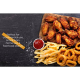 darrahopens Appliances > Kitchen Appliances EuroChef Commercial Electric Deep Fryer Twin Frying Basket Chip Cooker Fry