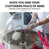 Darrahopens Appliances > Kitchen Appliances EUROCHEF Commercial Fairy Floss Cotton Candy Maker Machine Bubble Cover 52cm