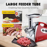 darrahopens Appliances > Kitchen Appliances EuroChef Electric Meat Grinder Sausage Maker Filler Mincer Stuffer Kibbe