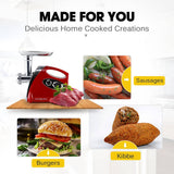 darrahopens Appliances > Kitchen Appliances EuroChef Electric Meat Grinder Sausage Maker Filler Mincer Stuffer Kibbe
