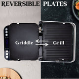 darrahopens Appliances > Kitchen Appliances EUROCHEF EUC-CG7 Smart Multi Contact Grill Sandwich Panini Press Maker Fast Cafe Style