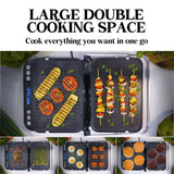 darrahopens Appliances > Kitchen Appliances EUROCHEF EUC-CG7 Smart Multi Contact Grill Sandwich Panini Press Maker Fast Cafe Style