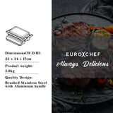darrahopens Appliances > Kitchen Appliances EUROCHEF EUC-CG7 Smart Multi Contact Grill Sandwich Panini Press Maker Fast Cafe Style