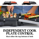 darrahopens Appliances > Kitchen Appliances EUROCHEF EUC-CG7 Smart Multi Contact Grill Sandwich Panini Press Maker Fast Cafe Style