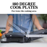 darrahopens Appliances > Kitchen Appliances EUROCHEF EUC-CG7 Smart Multi Contact Grill Sandwich Panini Press Maker Fast Cafe Style