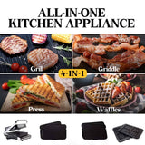 darrahopens Appliances > Kitchen Appliances EUROCHEF EUC-CG7 Smart Multi Contact Grill Sandwich Panini Press Maker Fast Cafe Style