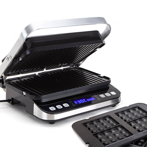 darrahopens Appliances > Kitchen Appliances EUROCHEF EUC-CG7 Smart Multi Contact Grill Sandwich Panini Press Maker Fast Cafe Style