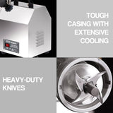 darrahopens Appliances > Kitchen Appliances EUROCHEF Meat Grinder Mincer Food Commercial Electric Machine Chopper Shredder