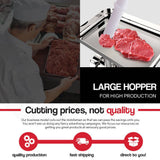 darrahopens Appliances > Kitchen Appliances EUROCHEF Meat Grinder Mincer Food Commercial Electric Machine Chopper Shredder
