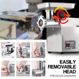 darrahopens Appliances > Kitchen Appliances EUROCHEF Meat Grinder Mincer Food Commercial Electric Machine Chopper Shredder