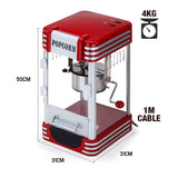darrahopens Appliances > Kitchen Appliances EuroChef Popcorn Machine - Popper Popping Classic Cooker Microwave
