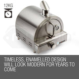 darrahopens Appliances > Kitchen Appliances EuroGrille Portable Pizza Oven BBQ Camping LPG Gas Benchtop Stainless Steel