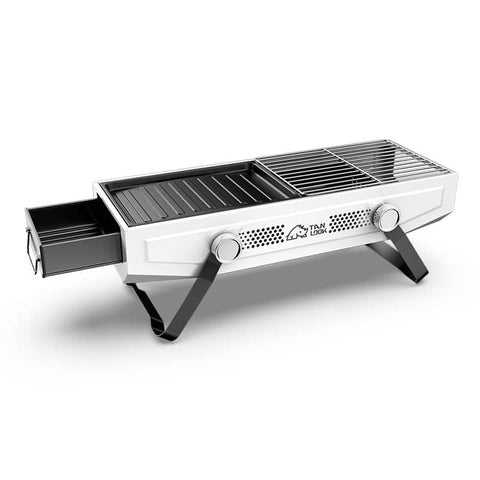Darrahopens Appliances > Kitchen Appliances Foldable Portable Charcoal Frying Grill Grilling Outdoor Tabletop BBQ Grill For Camping Hiking Picnics