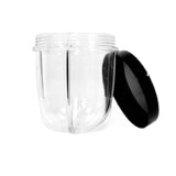 Darrahopens Appliances > Kitchen Appliances For Magic Bullet Short Small Cup + Stay Fresh Lid - Blender Replacement Part