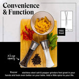 darrahopens Appliances > Kitchen Appliances Modern Stainless Steel Salt and Pepper Grinder Set