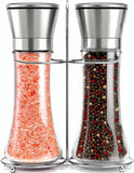 darrahopens Appliances > Kitchen Appliances Modern Stainless Steel Salt and Pepper Grinder Set