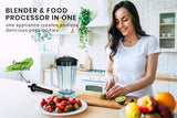 darrahopens Appliances > Kitchen Appliances POLYCOOL 2L Commercial Blender Mixer Food Processor Smoothie Ice Crush Black