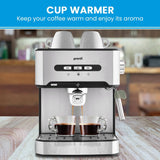 Darrahopens Appliances > Kitchen Appliances Pronti 1.6L Automatic Coffee Espresso Machine with Steam Frother