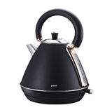 Darrahopens Appliances > Kitchen Appliances Pronti 1.7L Rose Trim Collection Kettle - Black