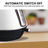 Darrahopens Appliances > Kitchen Appliances Pronti 1.7l Rose Trim Collection Kettle - White